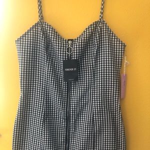 Forever 21 tight fitted plaid dress